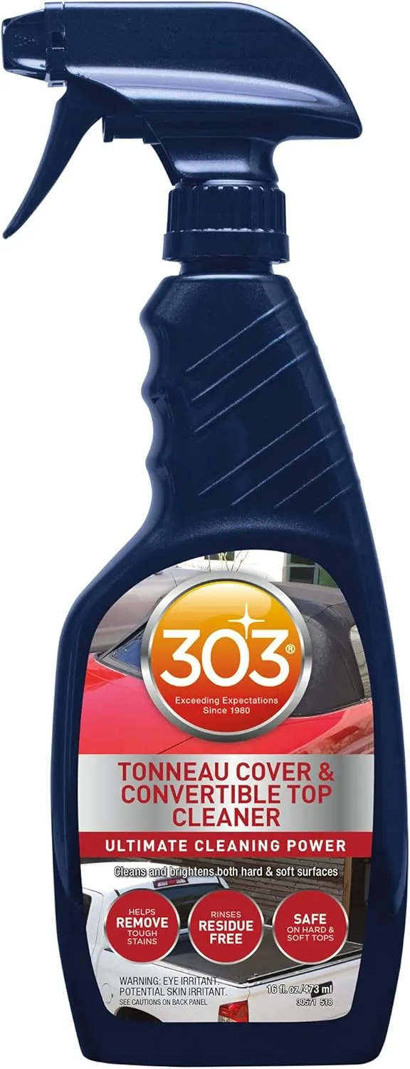 303 Tonneau Cover & Convertible Top Cleaner Safe cleaning for vinyl & fabric tops