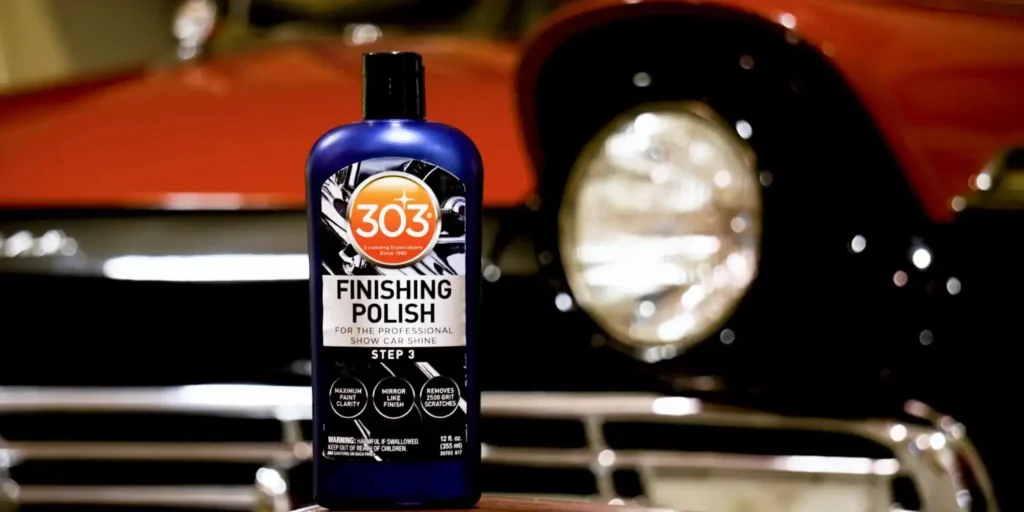 303 Products Finishing Polish for The Professional Show Car Shine - Maximum Paint Clarity  Mirror Like Finish  Removes 2500 Grit Scratches