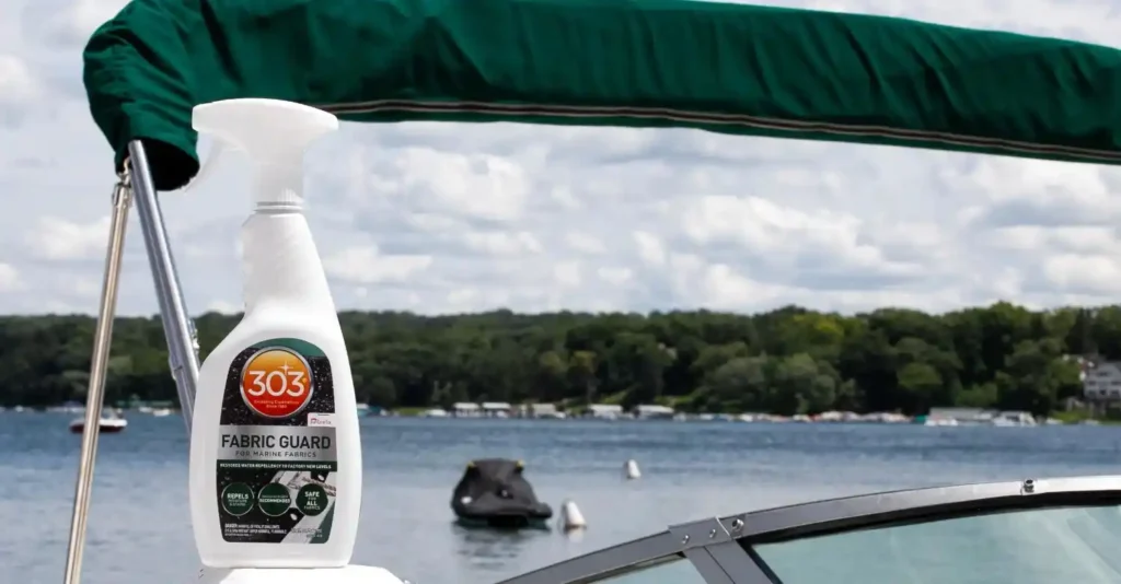 303 Marine Fabric Guard Restores Water and Stain Repellency To Factory New Levels, Simple and Easy To Use, Manufacturer Recommended, Safe For All Fabrics,
