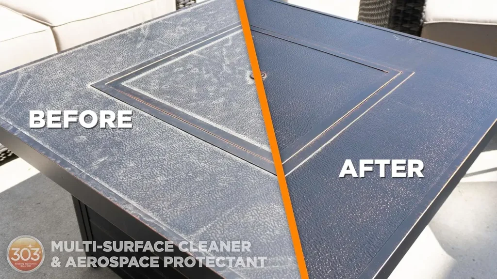 303 Aerospace Protectant before and after results 